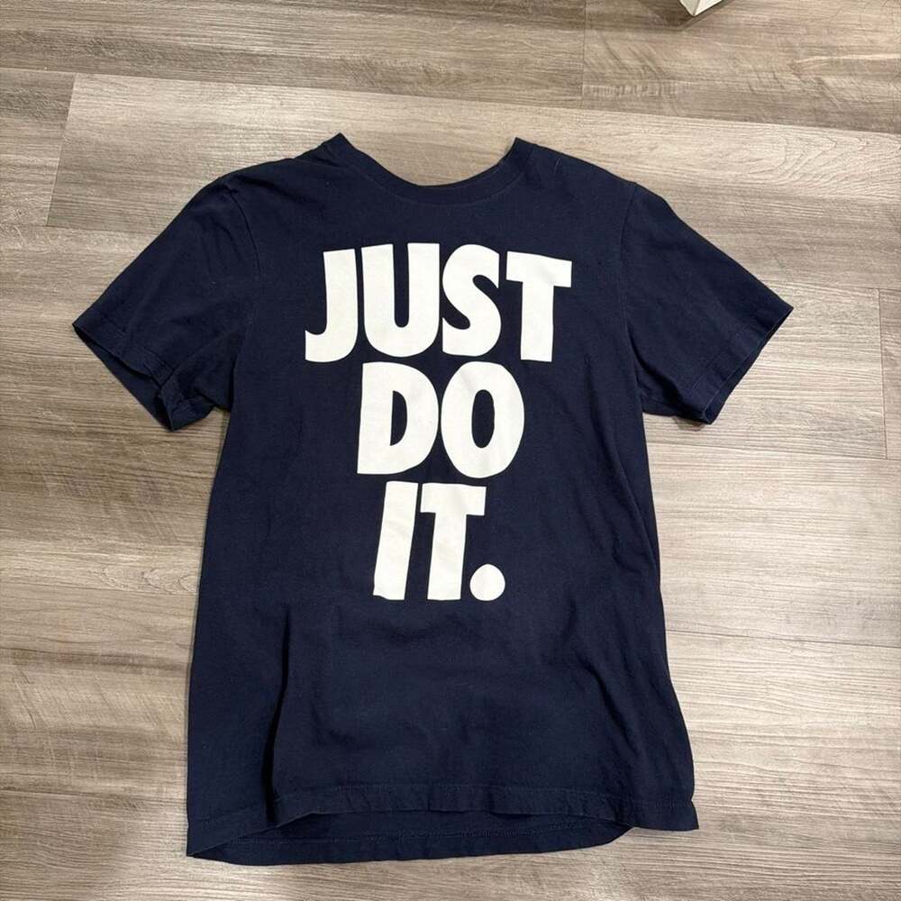 Navy blue nike just do it